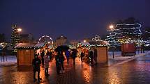 Rozsvěcení vánočního stromu se konalo první adventní neděli na Staroměstském náměstí.