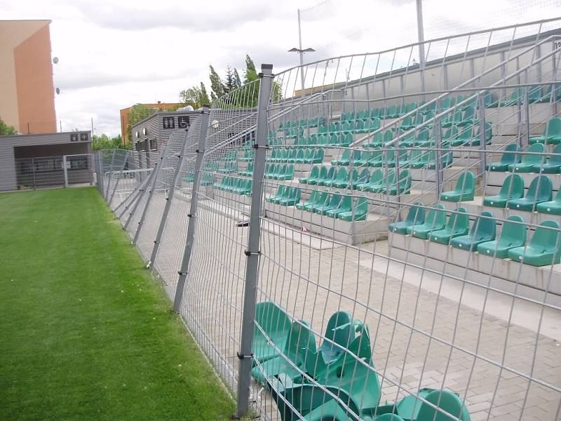 Detaily chomutovského stadionu