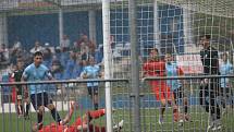Turnaj v Benátkách, zápas o 3. místo: FK Mladá Boleslavi (v oranžovém) - 1. FK Příbram (7:0)