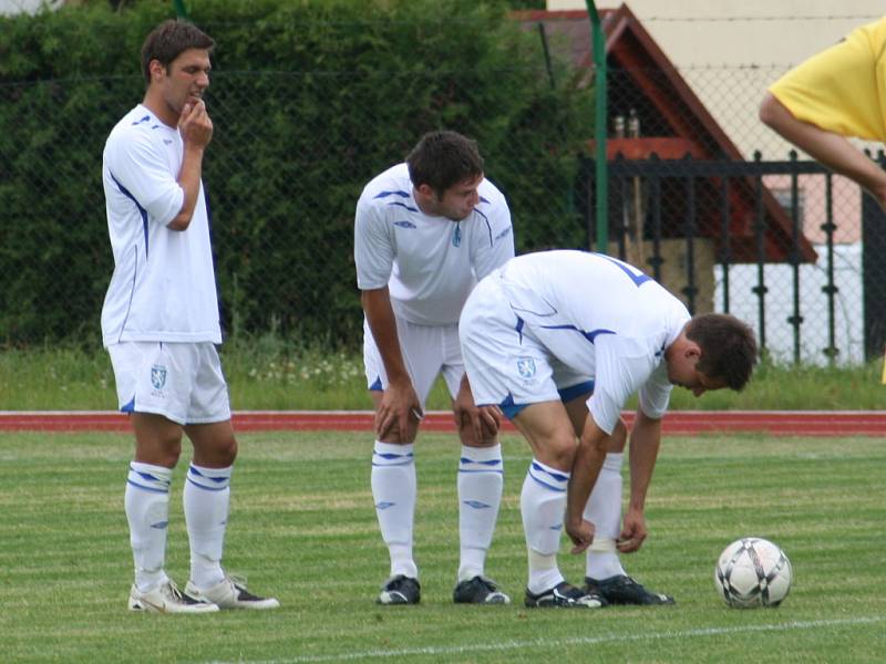 Ze zápasu ČFL Mladá Boleslav B - Chmel Blšany