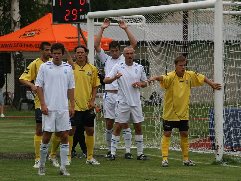 Ze zápasu ČFL Mladá Boleslav B - Chmel Blšany