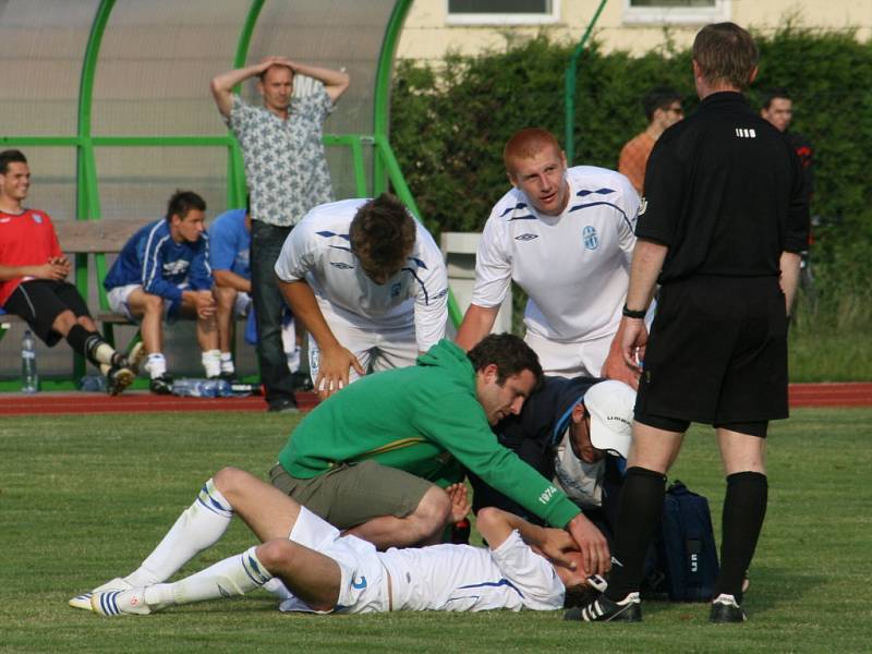 Ze zápasu ČFL Mladá Boleslav B - Chmel Blšany