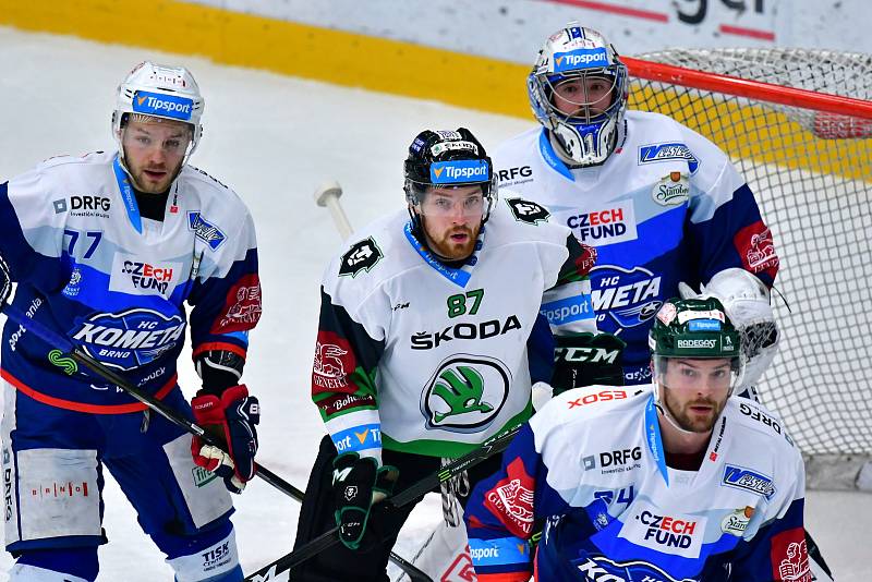 43. kolo hokejové Tipsport extraligy: BK Mladá Boleslav - HC Kometa Brno 1:2 pp.