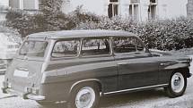 Vzhled Octavie combi model 1970. Automobil získal obdélníkové zadní svítilny řady Š 100.