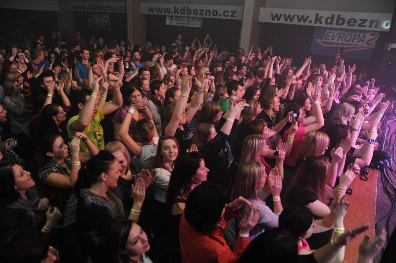 Koncert skupiny Mandrage v Bezně na Mladoboleslavsku.