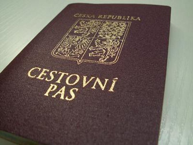 Cestovní pas. Ilustrační foto