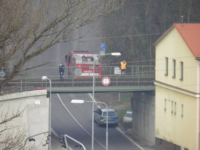 Železniční nehoda se stala u boleslavského Hlavního nádraží