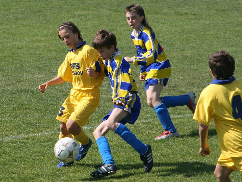 Ze zápasu OFS Mladá Boleslav - OFS Benešov