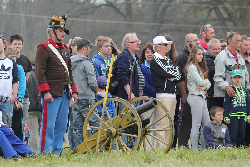 Připomínka 150. výročí bitvy u Mnichova Hradiště.