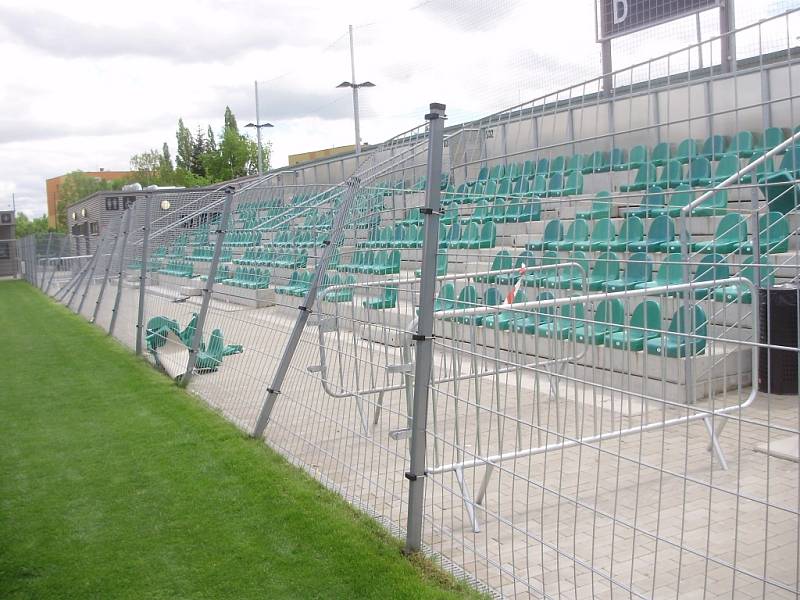 Detaily chomutovského stadionu