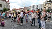 Slavnosti v Mladé Boleslavi si nenechalo ujít několik stovek návštěvníků