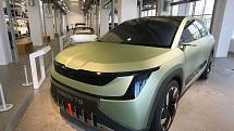 Koncept modelu Škoda Vision 7S ve Škoda Muzeu v Mladé Boleslavi.