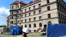 Demolice bývalé věznice v Mladé Boleslavi.