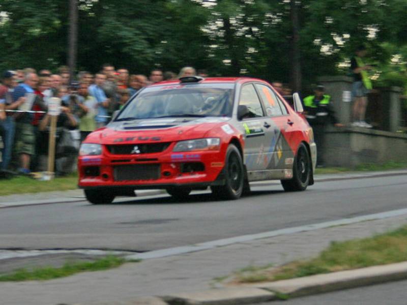 Rally Bohemia v centru Mladé Boleslavi (RZ 4 - Staroměstská)