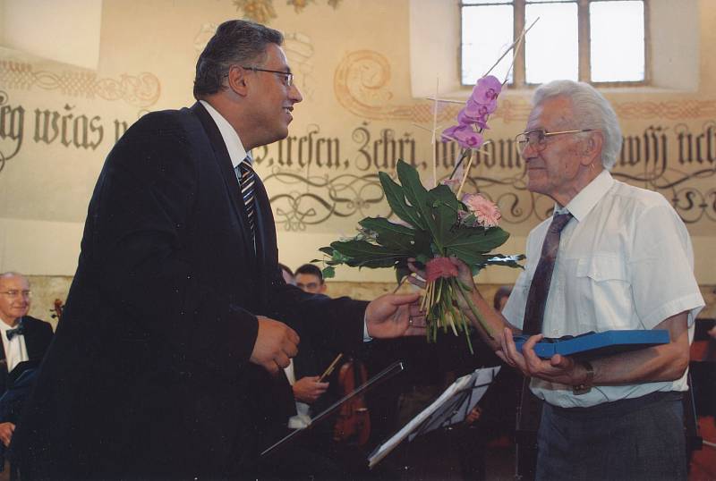 Josef Novák čestným občanem Mladé Boleslavi, rok 2007