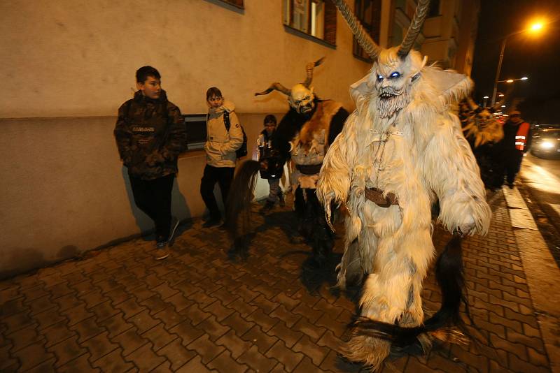 Krampus čerti v Mladé Boleslavi.