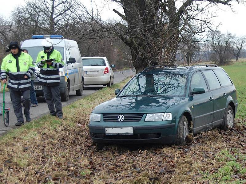 Vážná nehoda u Sovínek.