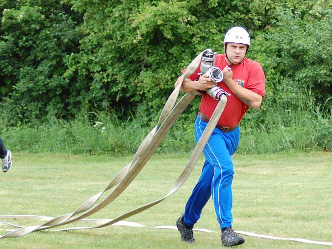 Soutěž dobrovolných hasičů ve Vinci