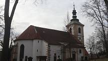 Kostel svatého Havla v Havelském parku v Mladé Boleslavi.