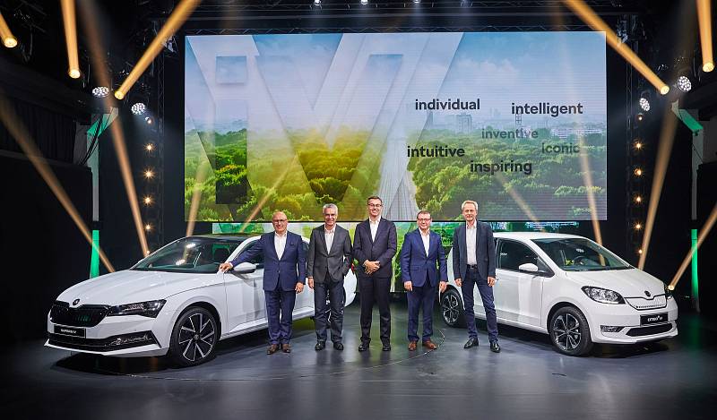 Škoda představila v Bratislavě značku iV pro elektromobilitu.