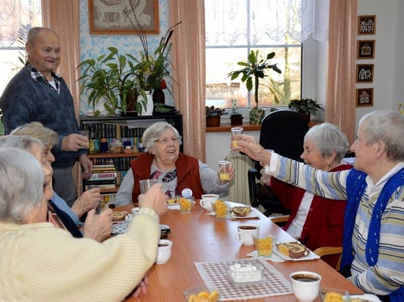 Aktivace seniorů v Domově Modrý kámen v Mnichově Hradišti.