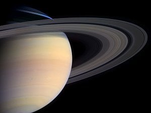 V novém planetáriu měl nedávno evropskou premiéru snímek V Saturnových prstencích. Jedná se o film ze snímků pořízených sondou Cassini. Foto: Hvězdárna a planetárium České Budějovice