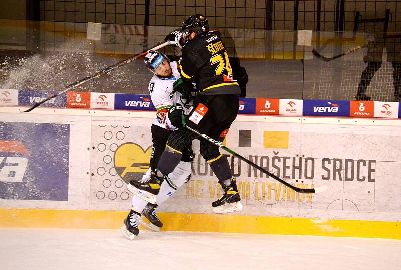 Mladá Boleslav vyhrála na ledě Litvínova 4:2.