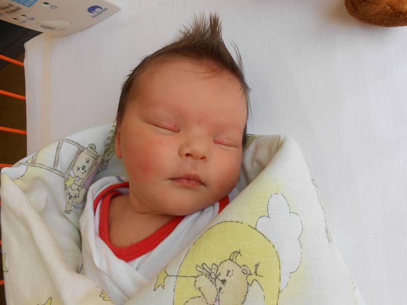 ALEXANDRA Kohoutová se narodila 20. května, vážila 3,57 kilogramů a měřila 49 centimetrů. S maminkou Irenou a tatínkem Josefem bude bydlet v Předměřicích.