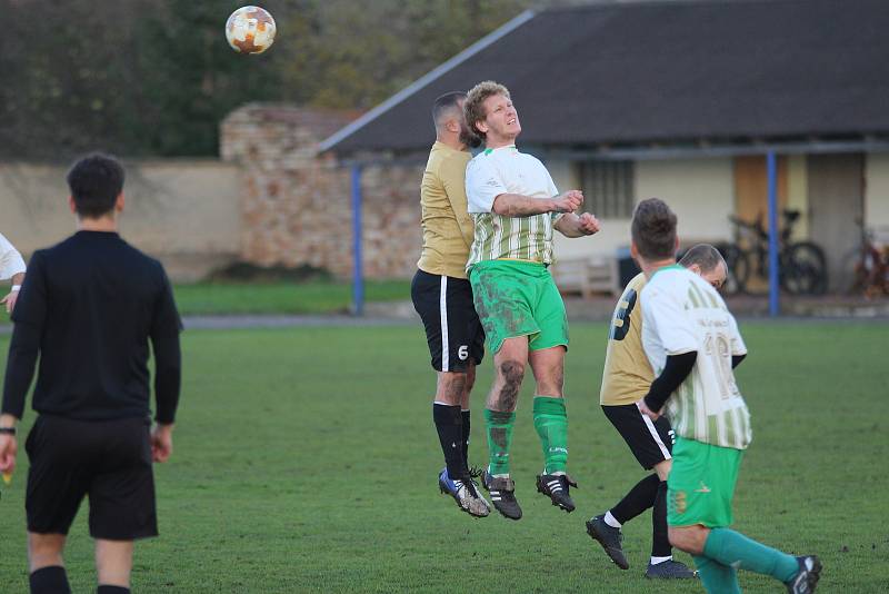 Okresní přebor, 1. kolo (12. hrané): SK Meteor Kostelní Hlavno - FK Krnsko (0:4), hráno 5. listopadu 2022.