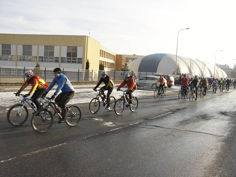 Novoroční cyklistická vyjížďka MB 2012