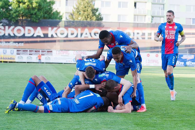 Fortuna liga - skupina o titul, 4. kolo: FC Hradec Králové - FC Viktoria Plzeň, hráno v Mladé Boleslavi