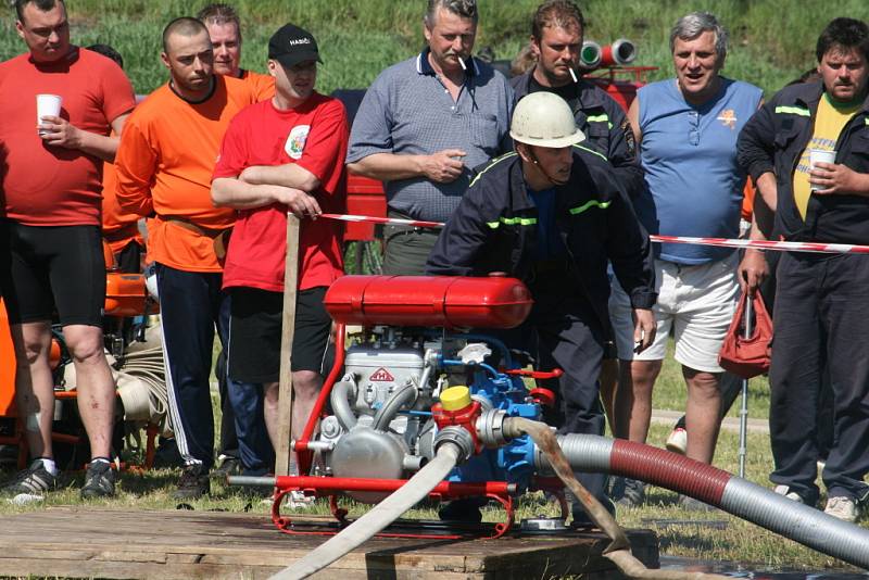 Ve Voděradech si dali dostaveníčko hasiči