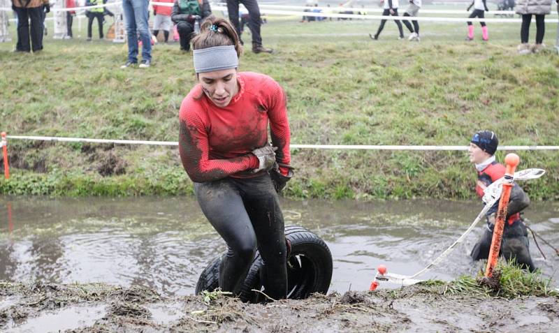 Extrémní překážkový závod Taxis Gladiator Race na pardubickém dostihovém závodišti.