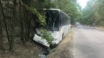 Nehoda autobusu u Skorkova.