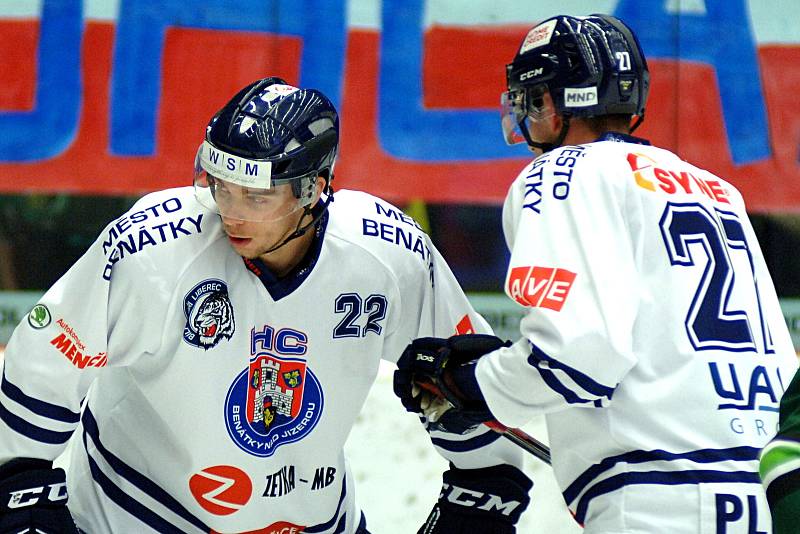 HC Energie (v zeleném) přejela Benátky nad Jizerou