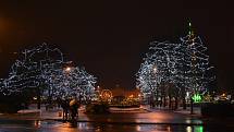 Rozsvěcení vánočního stromu se konalo první adventní neděli na Staroměstském náměstí.