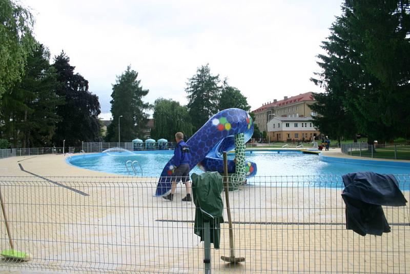 Zrekonstruované koupaliště v Mladé Boleslavi