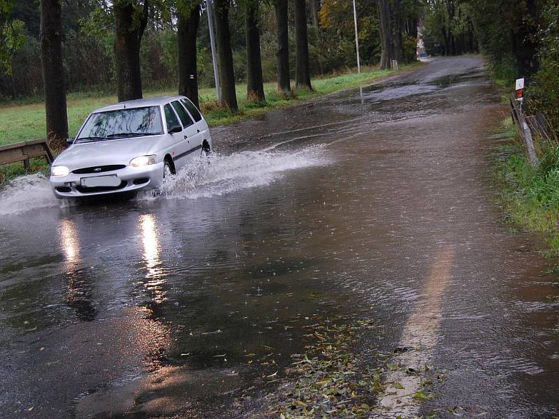 Povodně na Bakovsku - Bakov směr Malá Bělá