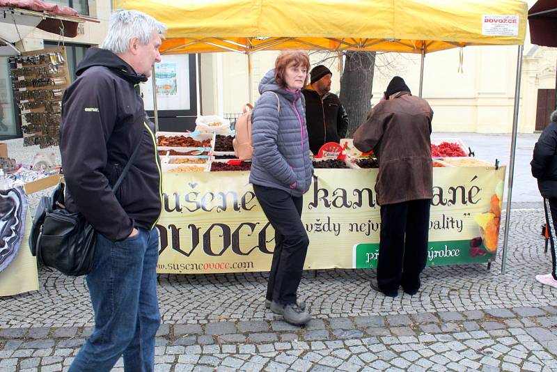 Z velikonočního jarmarku na Českobratrském náměstí v Mladé Boleslavi.