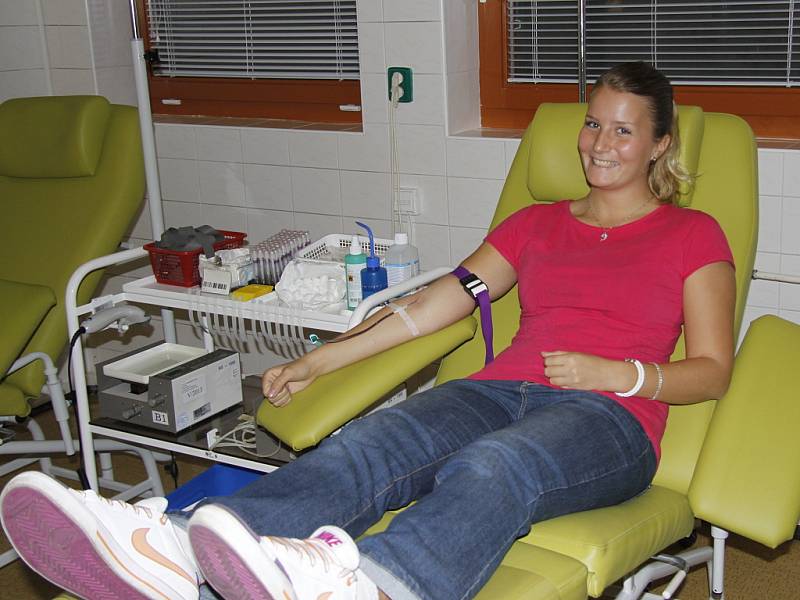 Krev darovali studenti Střední odborné školy a učiliště v Boleslavi