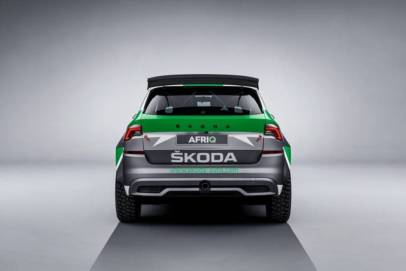 Osmý žákovský vůz studentů učiliště Škoda Auto je velkolepá závodní verze modelu Škoda Kamiq.