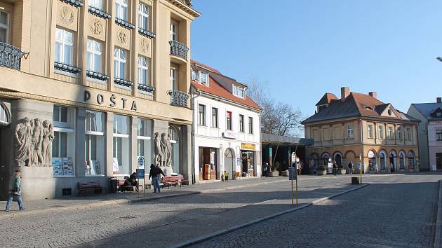 Masarykovo náměstí v Mnichově Hradišti.