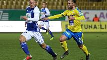 FORTUNA:LIGA - Teplice (ve žlutém) podlehly doma Boleslavi 0:2.