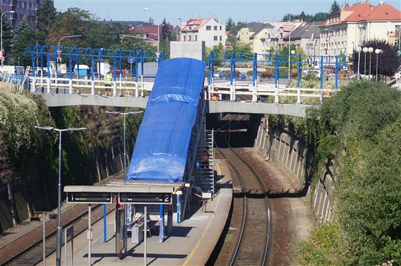 Výstavba výtahu na železniční zastávce Mladá Boleslav – město.