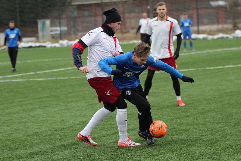 Zimní turnaj v Brandýse: SK Kosmonosy - FK Čáslav, hráno 28. ledna 2023.