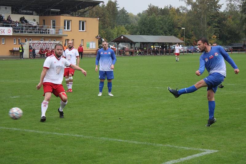 I. A třída: Dolnobousovský SK - SK Votice (3:0), hráno 1. října 2022.