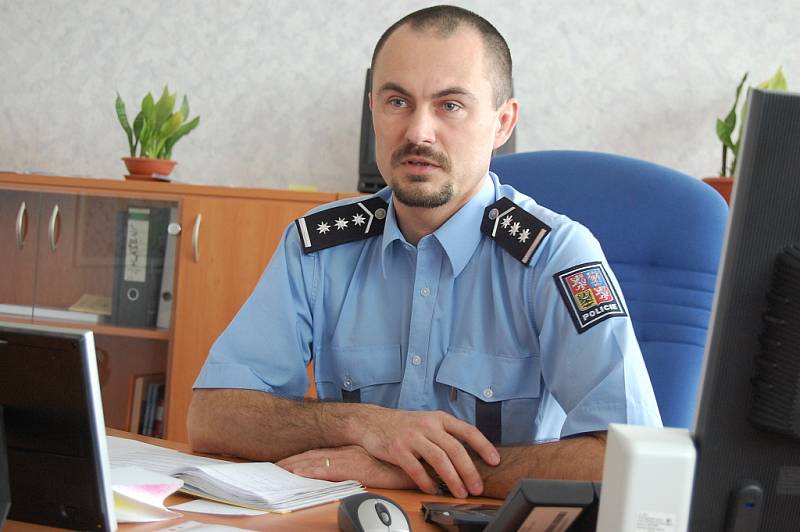 Nový vedoucí uniformované Policie ČR v Mladé Boleslavi Vítězslav Bukovský.