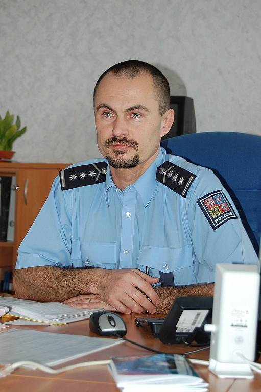 Nový vedoucí uniformované Policie ČR v Mladé Boleslavi Vítězslav Bukovský.