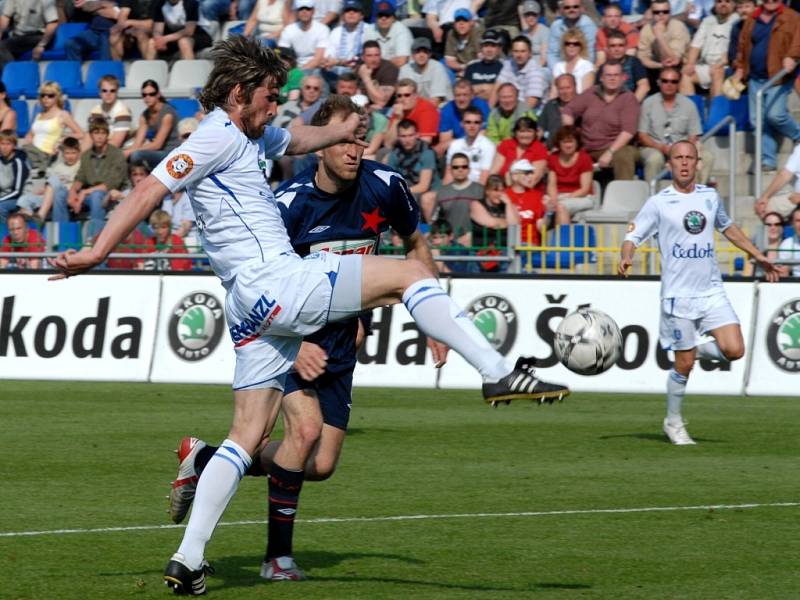 Ze zápasu FK Mladá Boleslav - Slavia Praha