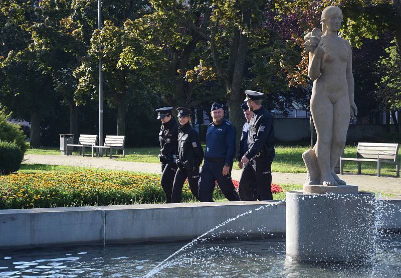 Polští policisté působili ve společných hlídkách s mladoboleslavskými policisty.